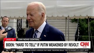 Joe Biden says Putin "is clearly losing the war in Iraq"