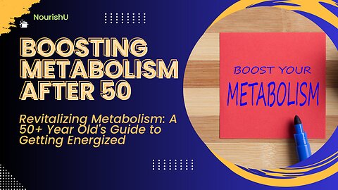 Boost Your Metabolism After 50 Today!