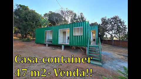 Casa Container – Brasília-DF- 47 m2