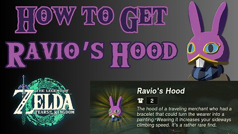 How to Get Ravio's Hood in The Legend of Zelda: Tears of the Kingdom!!! #totk