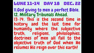 Luke 11-14 THE SUBJECTIVE TRUTH OF MEN WILL SOON DIE JOHN 8:32