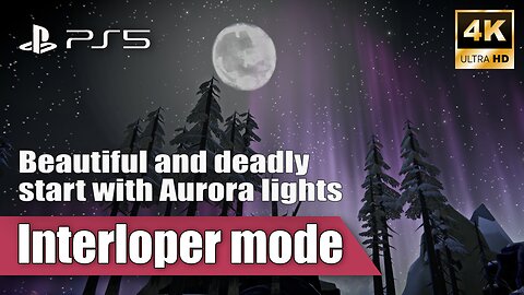 Most beautiful and deadly attempt at surviving on Interloper in The Long Dark | Aurora LIghts