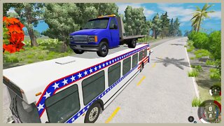 TruckFails | Trucks vs Pit vs Nuclear Bomb #50 | BeamNG.Drive |TrucksFails