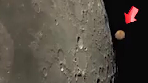 Mars passing behind the Moon [Mystery]