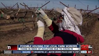 Possible housing for local farmworkers in need of isolation due to COVID-19