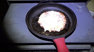 Cooking Dutch Oven Pizza On My Off Grid Tiny House Wood Stove