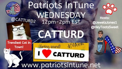 PATRIOTS IN TUNE #281: Catturd️/@Catturd2 ~ D.C. Bound at the March For Trump Rally 1/6/2021