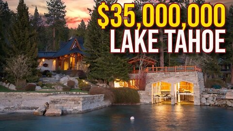 Inside $35,000,000 Lake Tahoe Mega Mansion
