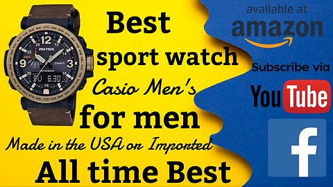 Best sports watch for man||Casio Men's PRG-600YB-3CR PRO TREK
