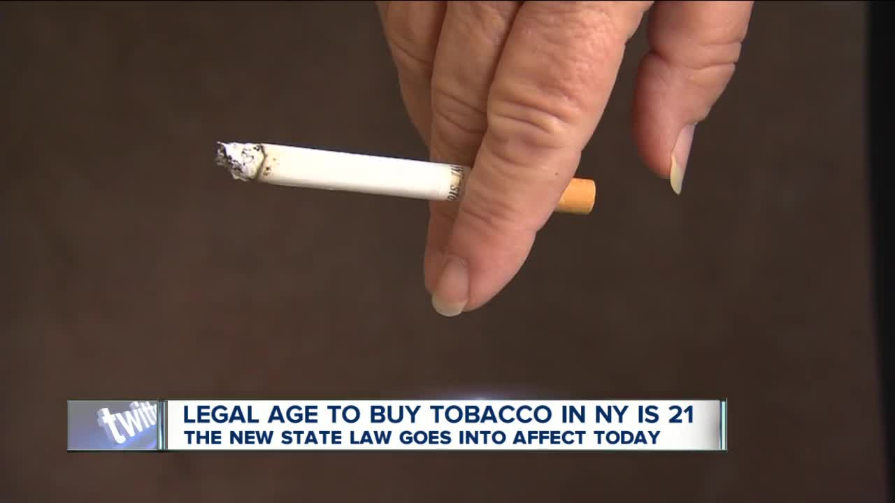 NY law raising age to buy tobacco, e-cigs goes into effect