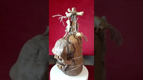 I made a Haunted Hooch VOODOO Jug for Midwest Haunters Convention! #shorts #voodoo #halloween