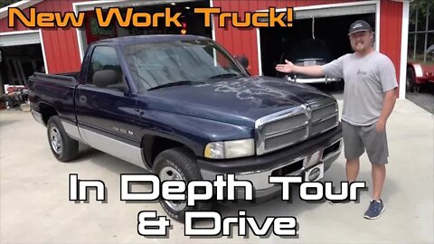 Check Out My "New" Work Truck! 2001 Dodge Ram ST In Depth Tour & Test Drive
