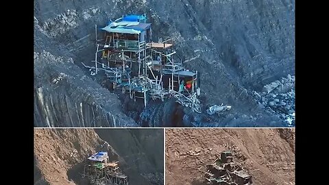 Hermit has lived in driftwood house perched on side of Devil's Slide cliff in California for ten ye