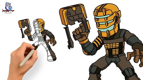 How to Draw Dead Space Issac Clarke - Art Tutorial