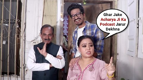 Bharti Singh With Acharya Manish Ji & Husband Harsh Limbachiyaa | LOL Podcast Show