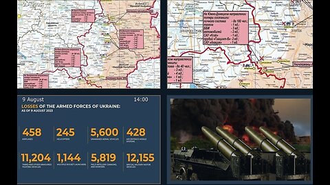 09.08.23 ⚡️Russian Defence Ministry report on the progress of the deNAZIficationMilitaryQperationZ