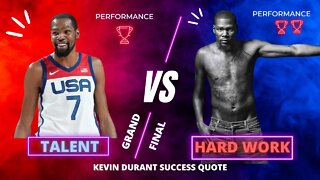 Kevin Durant Success Quote│Talent VS Hard Work?│NBA Basketball 🔥│Motivational Video│#quotes