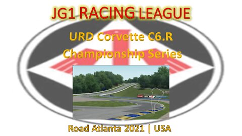 Race 6 | JG1 Racing League | URD Corvette C6.R | Road Atlanta 2021 | USA