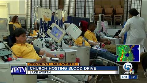 Church hosted blood drive in Lake Worth