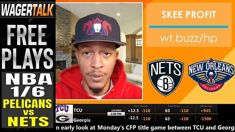 New Orleans Pelicans vs Brooklyn Nets Picks, Predictions and Odds | Free NBA Betting Tips | Jan 6