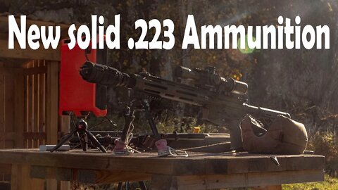 New Swedish .223 solid copper core lead free match ammo.