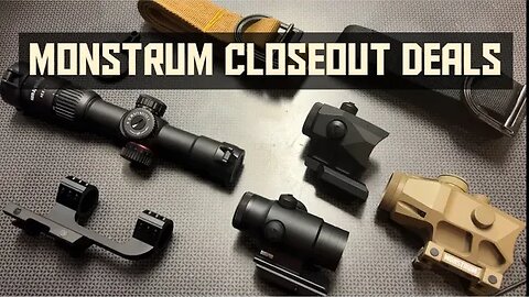 Monstrum Closeout Deals !