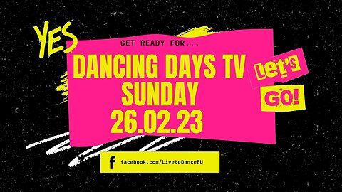 26.02.23 Dancing Days TV | Dance Surgery & Live Chat (9pm UK Time)