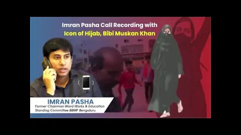 Imran Pasha Call Recording with Icon Of Hijab, Bibi Muskan Khan👊👊💪💪