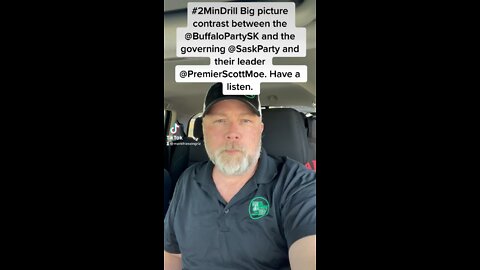 #2MinDrill Big picture contrast between the @BuffaloPartySK and the governing @SaskParty