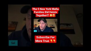 Sal Polisi On The 5 New York Mafia Families Did Heists Together!? 😳🤯 #crime #truestory #police