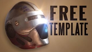 Bionic Helmet faceplate Tutorial and 10 FREE templates!