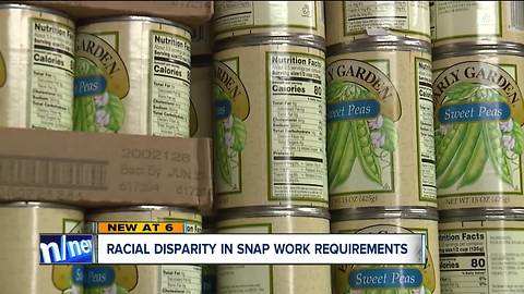 Racial disparity uncovered in unrestricted access to food stamps in Ohio