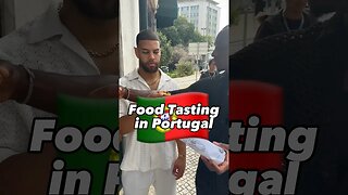 Food tasting in Portugal 😂