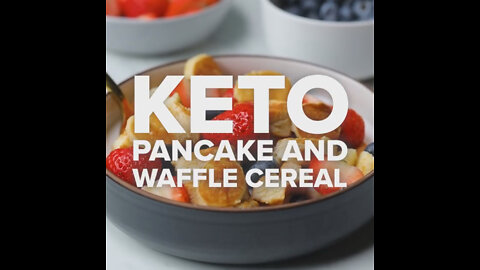 Keto Pancake and Waffle Cereal