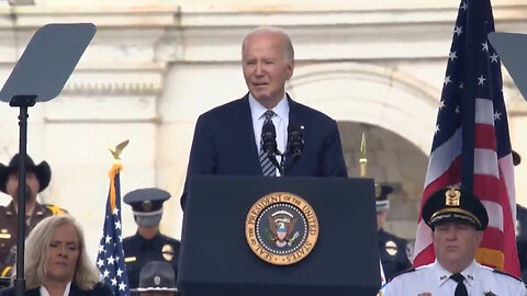 Joe Biden Again Compares Losing His Son To Police Officers Being Killed In The Line Of Duty