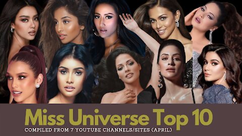 MISS UNIVERSE 2020 PREDICTION / EARLY CROWN FAVORITES - APRIL EDITION