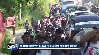 Migrant caravan approaches Mexico-U.S. border