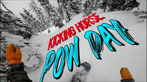 Kicking Horse POWDER DAY!!! PT2 | The Promised Land EPVI ( Snowboarding In Kicking Horse Golden BC )