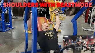 HEAVY Shoulder Training with Chris "Beastmode" Jones at Metroflex - WITH TUTORIAL