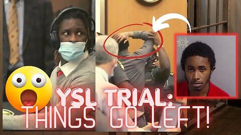 YSL Courtroom FIGHT⁉️😮 #youngthug