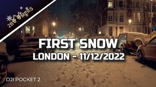 FIRST SNOW IN LONDON 11 DEC 2022