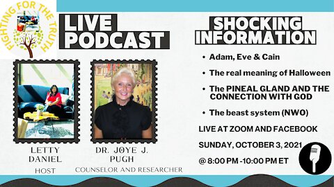 INTERVIEW - DR. JOYE - RE: ADAM, EVE, CAIN, PINEAL GLAND (GOD'S CONNECTION) AND THE BEST SYSTEM