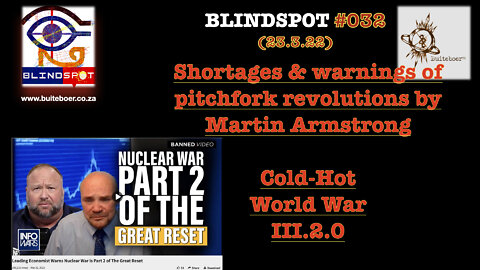 Blindspot #032 - Shortages & warnings of pitchfork revolutions by Martin Armstrong