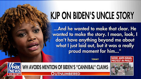 White House Refuses To Address Biden's 'Cannibal' Claim