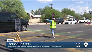 TUSD crossing guards notice common driving mistakes