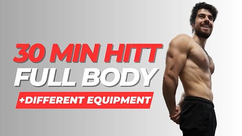 30 Min Full Body HITT Workout | At Home With Weights