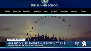 Sierra Vista Buena HS shuts down in-person learning