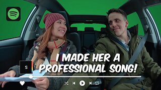 I Created a Professional Song for My Girlfriend #surprise