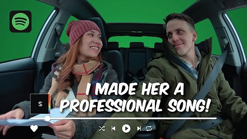 I Created a Professional Song for My Girlfriend #surprise