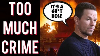 Mark Wahlberg DUMPS Hollywood! Moves out of LA sewer so kids can "have a good life!"